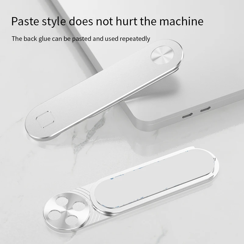 

Luxury Mini Phone Holder Metal Folding Phone Stand Invisible 360° Rotate Mobile Phone Kickstand Holder Desk Phones Bracket Mount