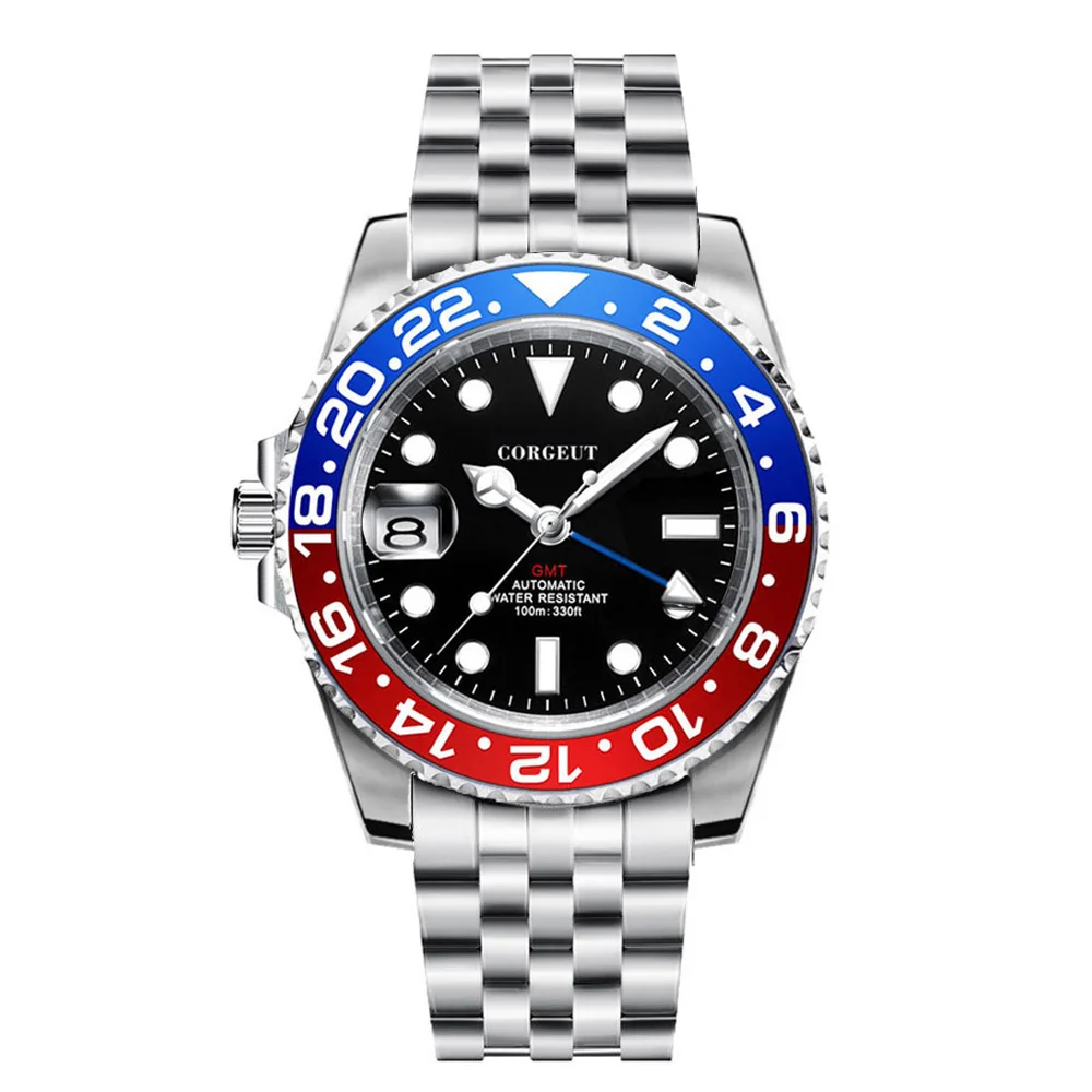 Часы мужские механические из нержавеющей стали 10 бар |