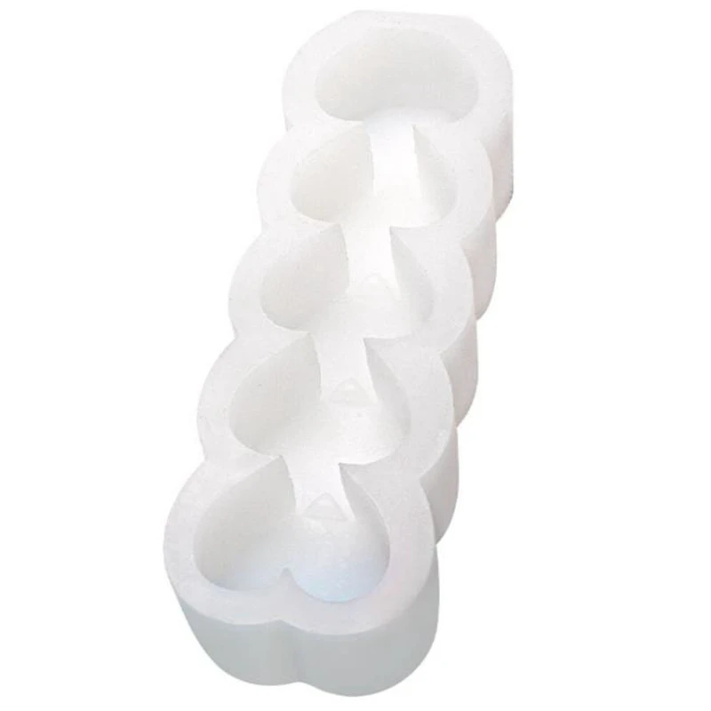 

Heart Shape Candle Mold Clear Candle Mould For Wedding Party Dinner Candle Making DIY Handmade