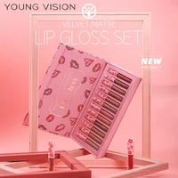 12 lip glaze magnet gift box set matte non stick cup lip glaze liquid lipstick lip gloss lipsticks make up lipgloss makeup