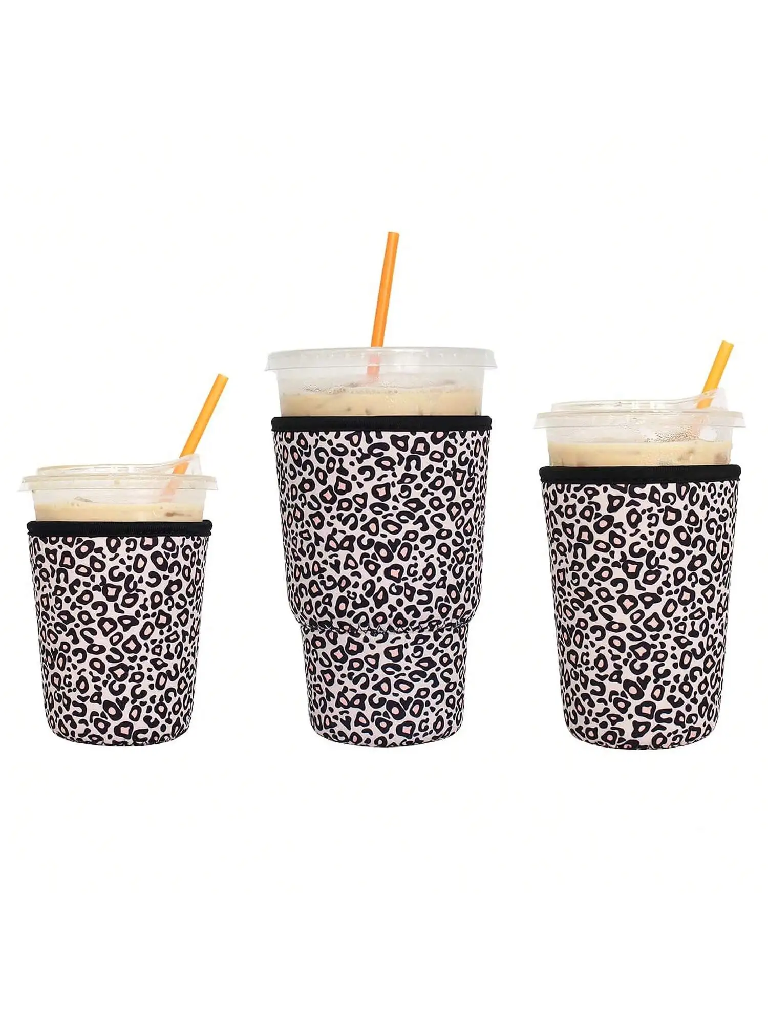 3 упаковки многоразовых холодных кофейных рукавов-изолятор для напитков