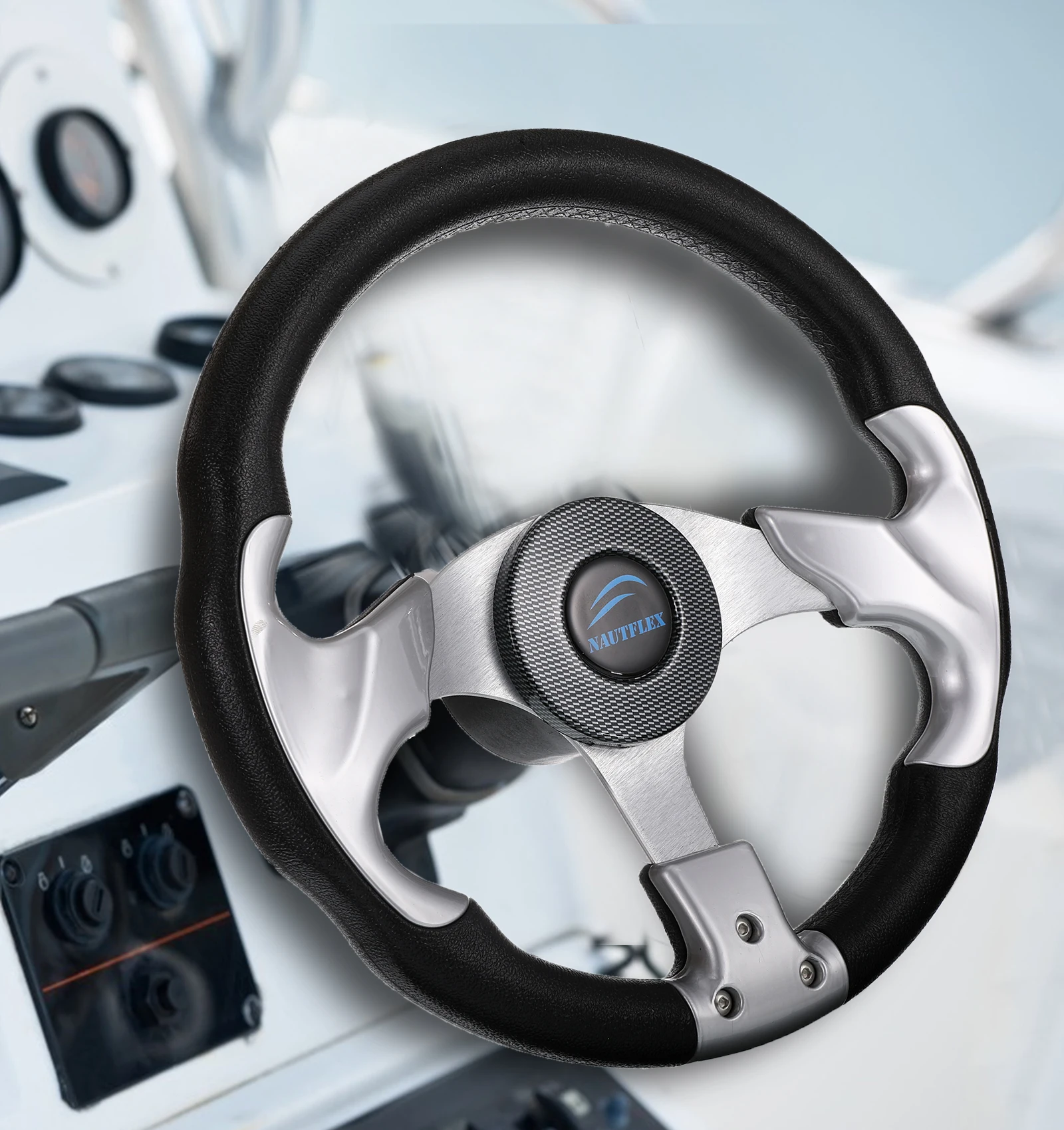 

Boat Steering Wheel Steamship Helm 3 4-inch Shaft Replacement Part