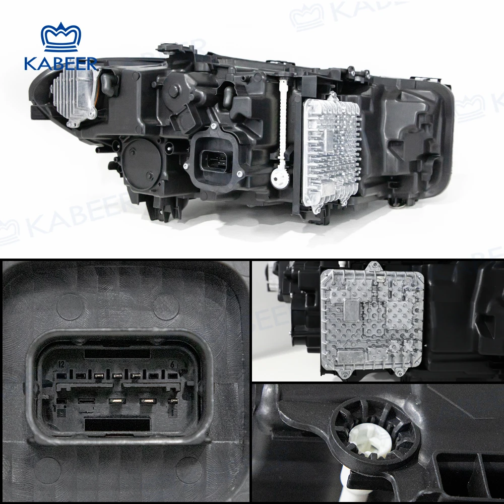 Фара Kabeer со склада в США для BMW 5 G30 G31 G38 F90 M5 Модернизированная фара facelift лазерной