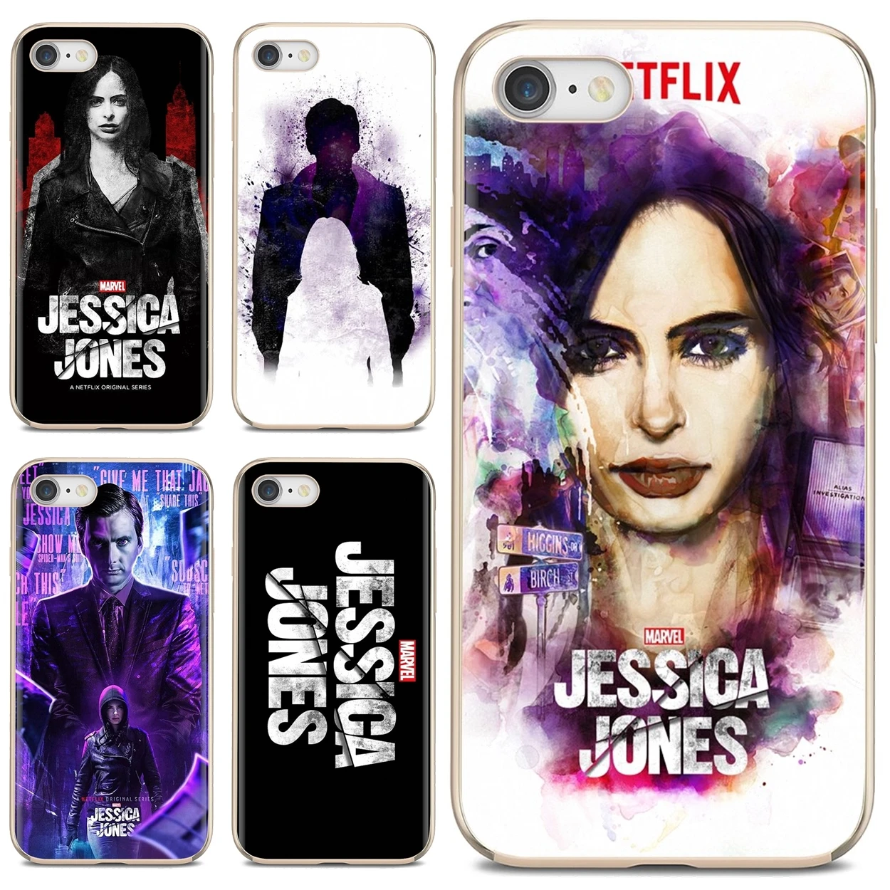 

For iPod Touch iPhone 10 11 12 Pro 4S 5S SE 5C 6 6S 7 8 X XR XS Plus Max 2020 Cell Phone Case Jessica Jones Marvel Comics 2015