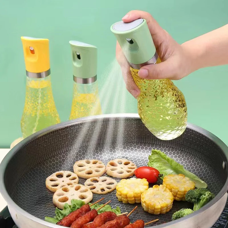 

Olive Oil Sprayer Bottle Baking Barbecue Mist Sprayer Kitchen Cooking Vinegar Oil Dispenser for Air Fryer BBQ Picnic Tools