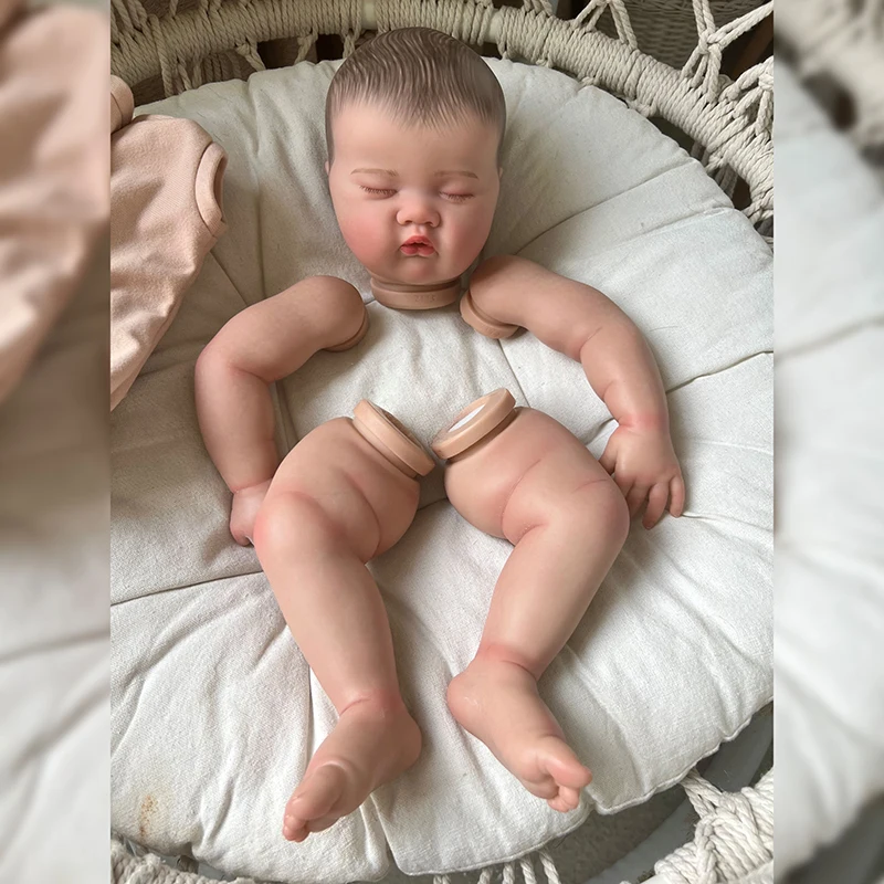 20 Inches Painted Soft Vinyl Reborn Baby DIY Doll Parts Kit