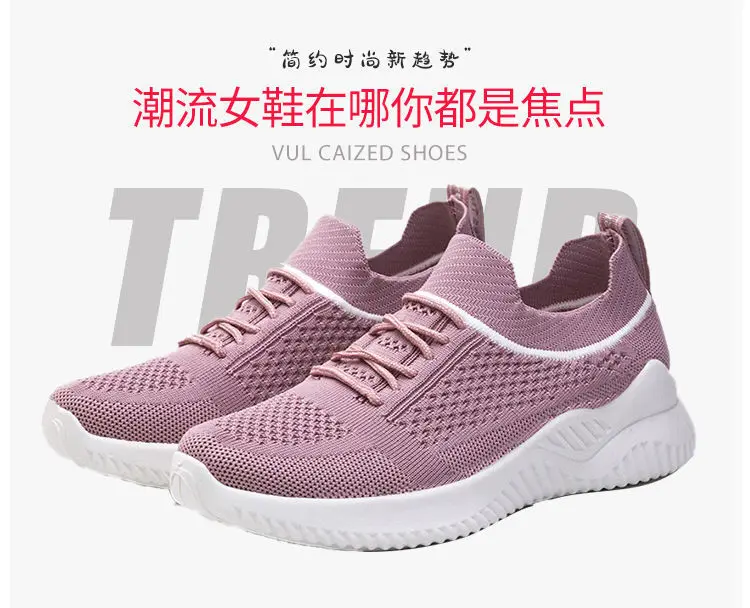 Women's Shoes Comfortable Breathable Mesh Sneakers Light Casual Running Sneakers Female Vulcanized Shoes Casual Shoes