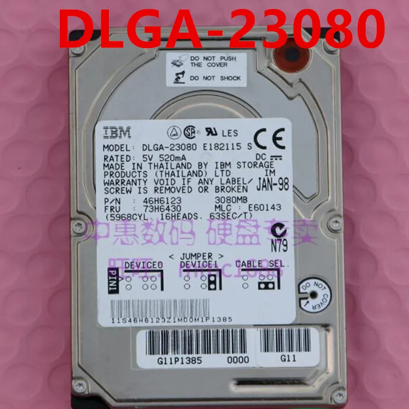 

Оригинальный 90% новый жесткий диск для IBM 3GB IDE 2,5 "5400 об/мин 2 Мб, жесткий диск для ноутбука