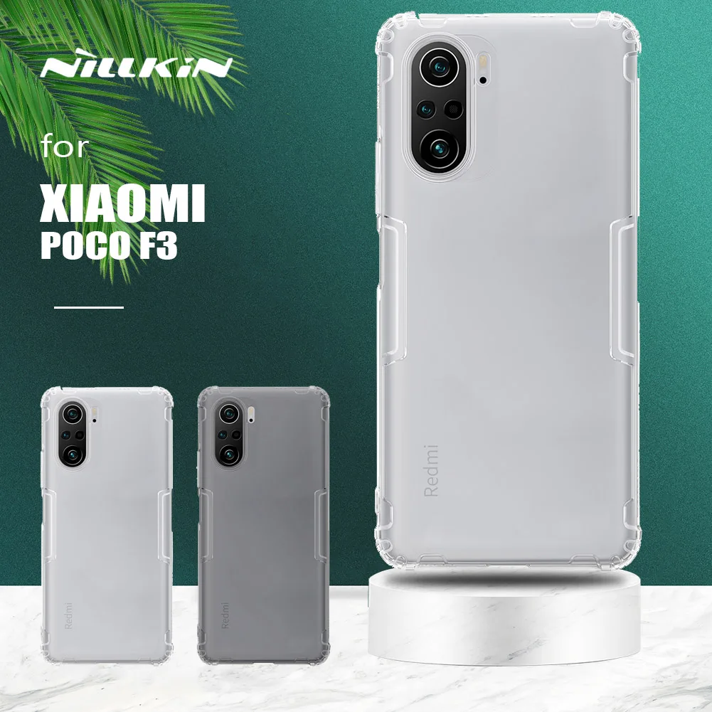

Чехол Nillkin из ТПУ Для Xiaomi Poco F3, чехол для телефона, мягкий силиконовый ультратонкий прозрачный защитный чехол для Xiaomi Poco f3, чехол