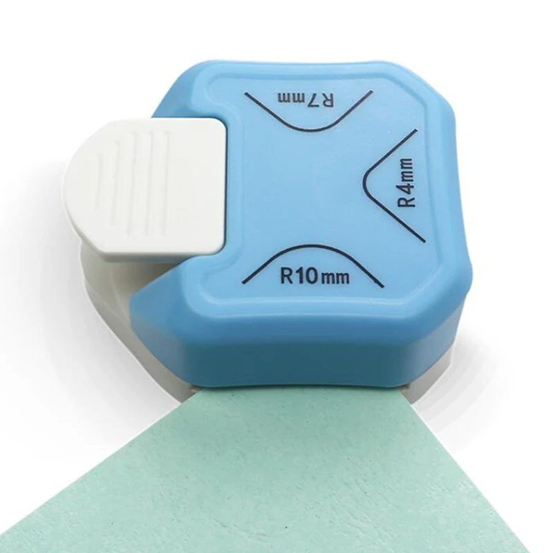 

Угловой МИНИ-триммер, прочный круглый Угловой триммер синего цвета, для бумаги, скрапбукинга