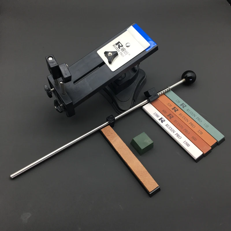 

Professional fixed knife sharpener whetstone white corundum Leather Polishing paste sharpening system knife sharpener