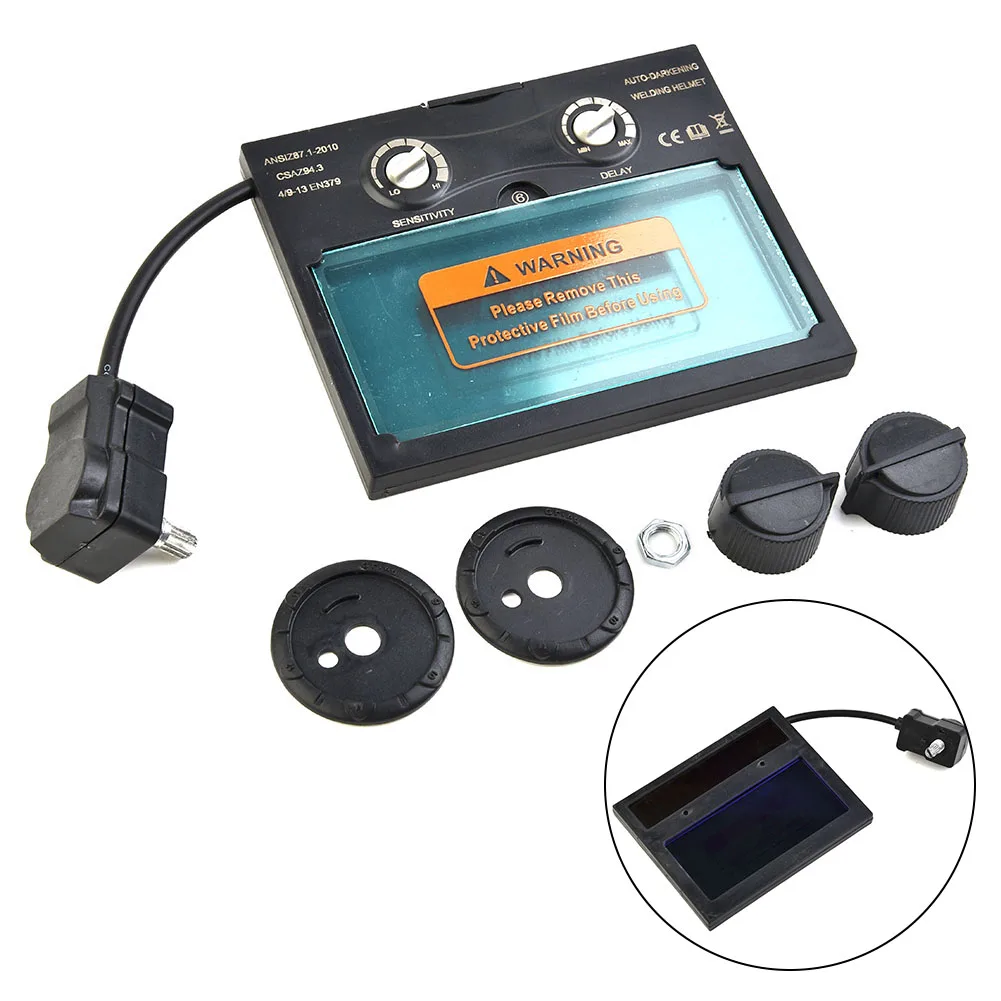 

Solar Auto Darkening Filter Welding Polish Mask Helmet Welder Cap Welding Lens Eyes Mask Welding Machine Protector Accessories