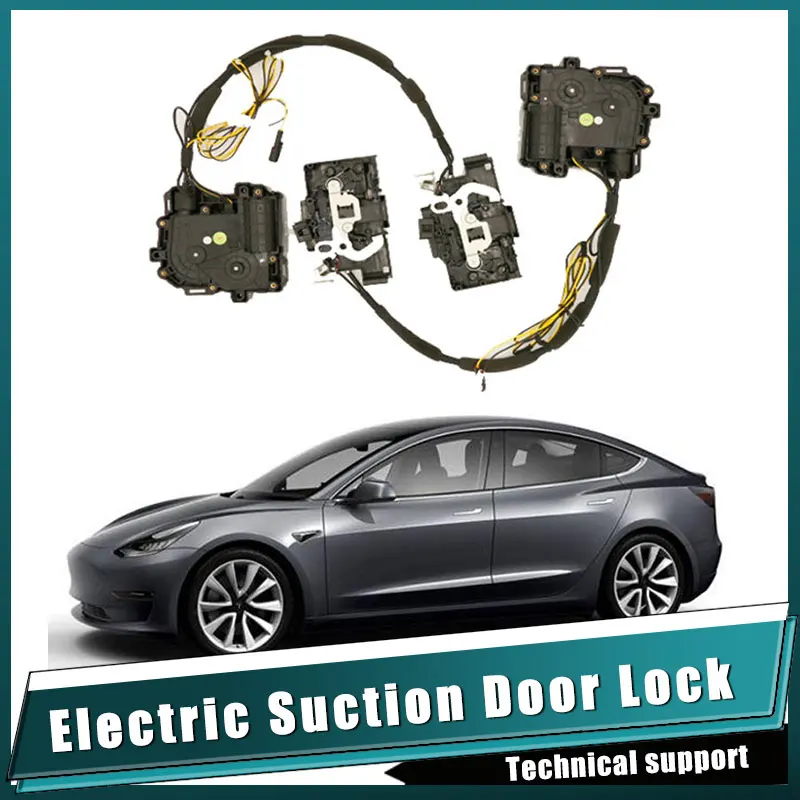 

Smart Electric Suncion Door Lock for Tesla Model 3 2017+ Auto Soft Close Super Silence Anti Pinch Car Vehicle Door