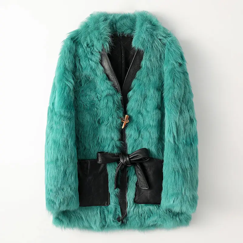 Short Fur Coat Women Stand Collar Zipper Tuscan Fur 2022 Winter New Korean Version of Leisure