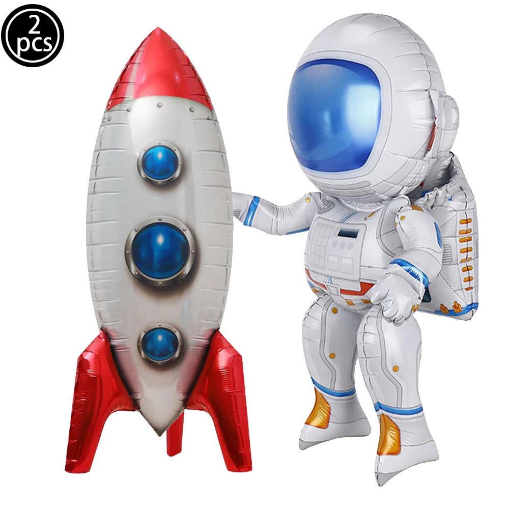 

Фольгированный шар-ракета космонавт