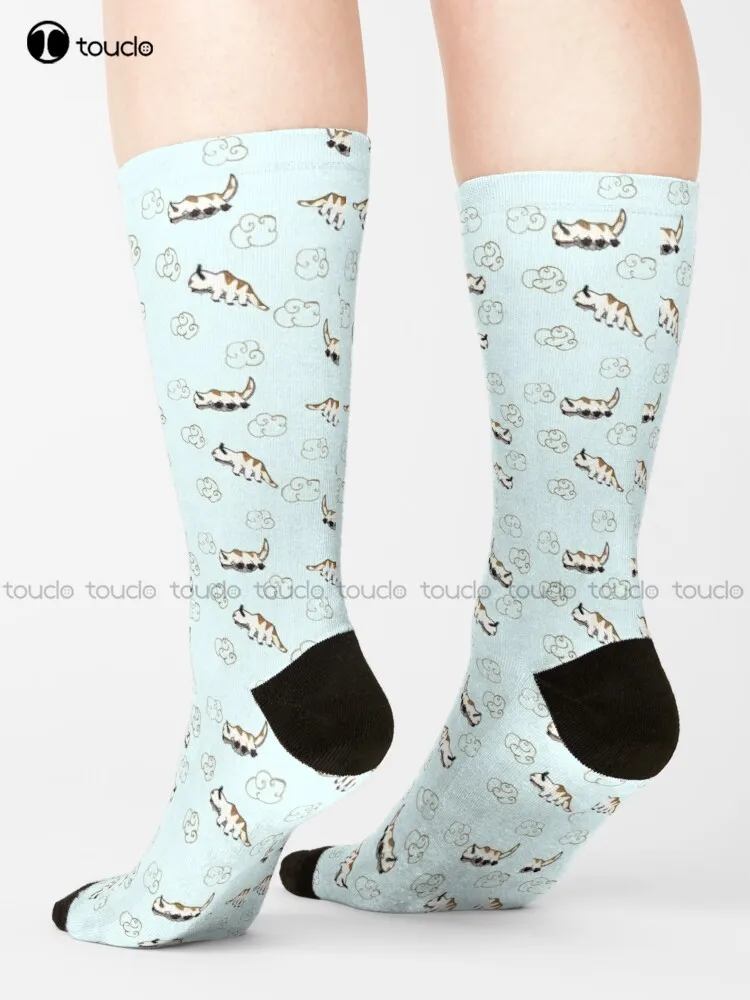 

Happy Appa Avatar The Last Airbender Socks Red Socks Women Streetwear Personalized Custom Unisex Adult Teen Youth Socks Colorful