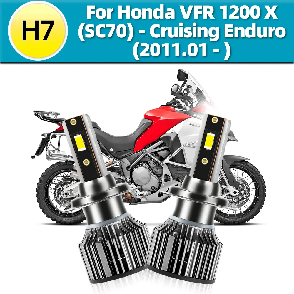 15000LM H7 светодиодные фары для мотоциклов CSP 12V Honda VFR 1200 X (SC70) 2011 2012 2013 2014 2015 2016 2017 2018 2019