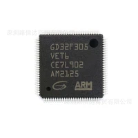 1pcslote gd32f305vet6 single chip mcu arm32 bit microcontroller ic chip lqfp 100 new original