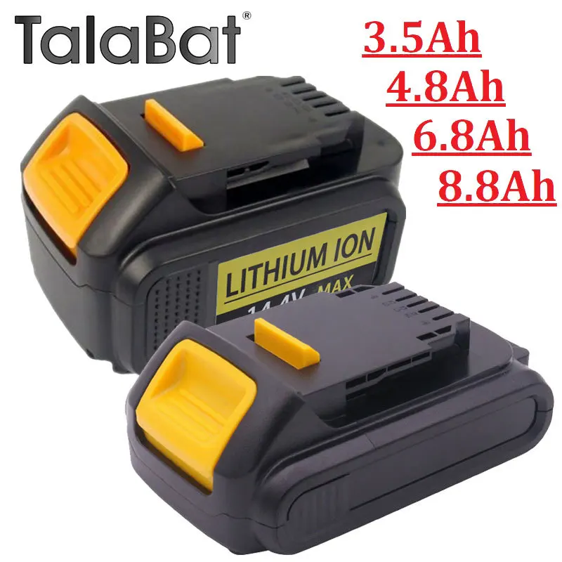 

Запасная батарея для электроинструмента Dewalt 14,4 В 3,5/4,8/6,8/8,8/Ач для Dewalt DCB140 DCB141-XJ DCB145 DCD735L2 DCF835C2
