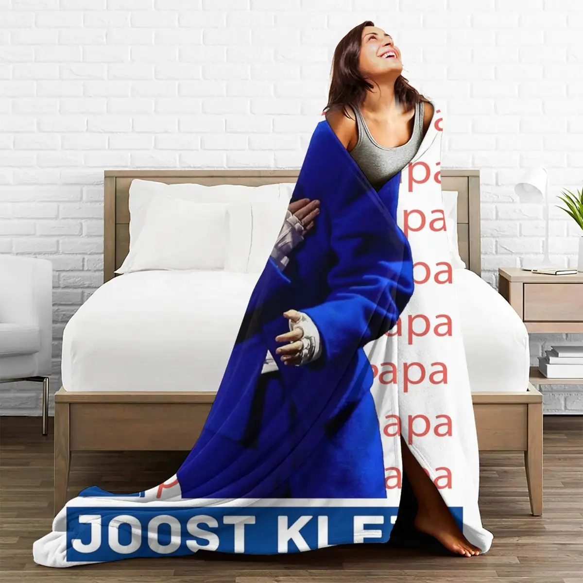 Супер мягкое одеяло Europapa Eurovisions 2024 Joost Klein для путешествий весеннее фланелевое