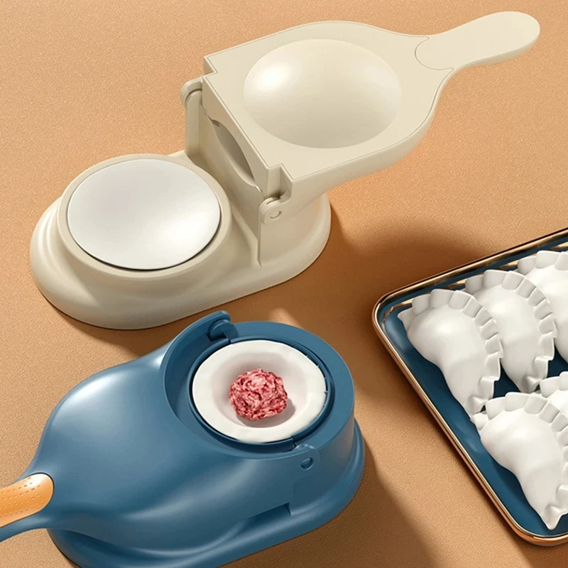 2-In-1 Dumpling Mold Two Steps Make Dumpling Pp Jiaozi Maker Festival Food Kitchen Artifact For Family And Friends