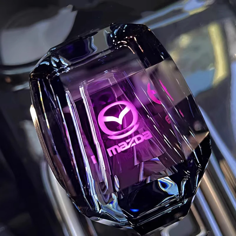 Фото Хрустальный рычаг переключения передач с LED-подсветкой для Mazda MS Speed CX4 6 Atenza 3 Axela 2 MX5 CX7 CX5 CX9 323 RX8 626 CX30 №1