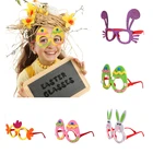 Пасхальное милое смешное искусственное пасхальное украшение 2022 яиц оправа для очвечерние праздничные сувениры детский подарок украшение для пасхальвечерние НКИ сделай сам