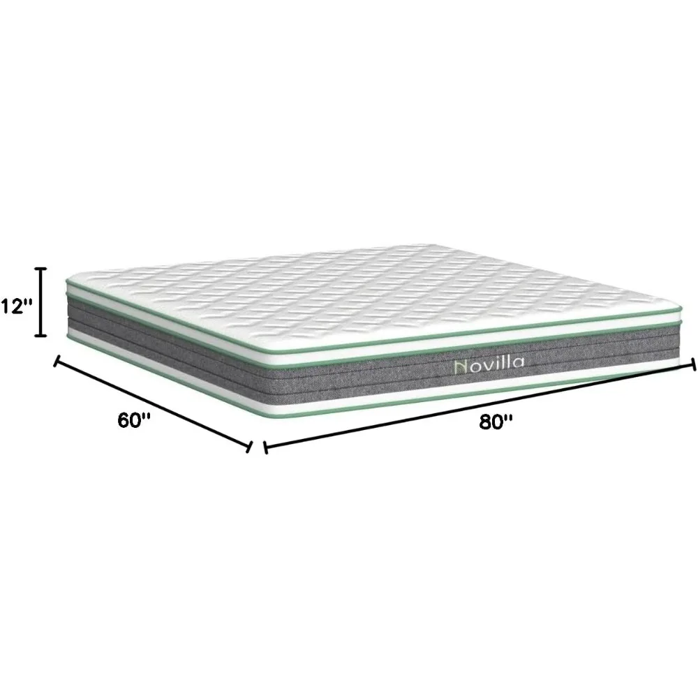 12-дюймовый смешанный матрас встроенный пружинный гелевая пена с эффектом памяти