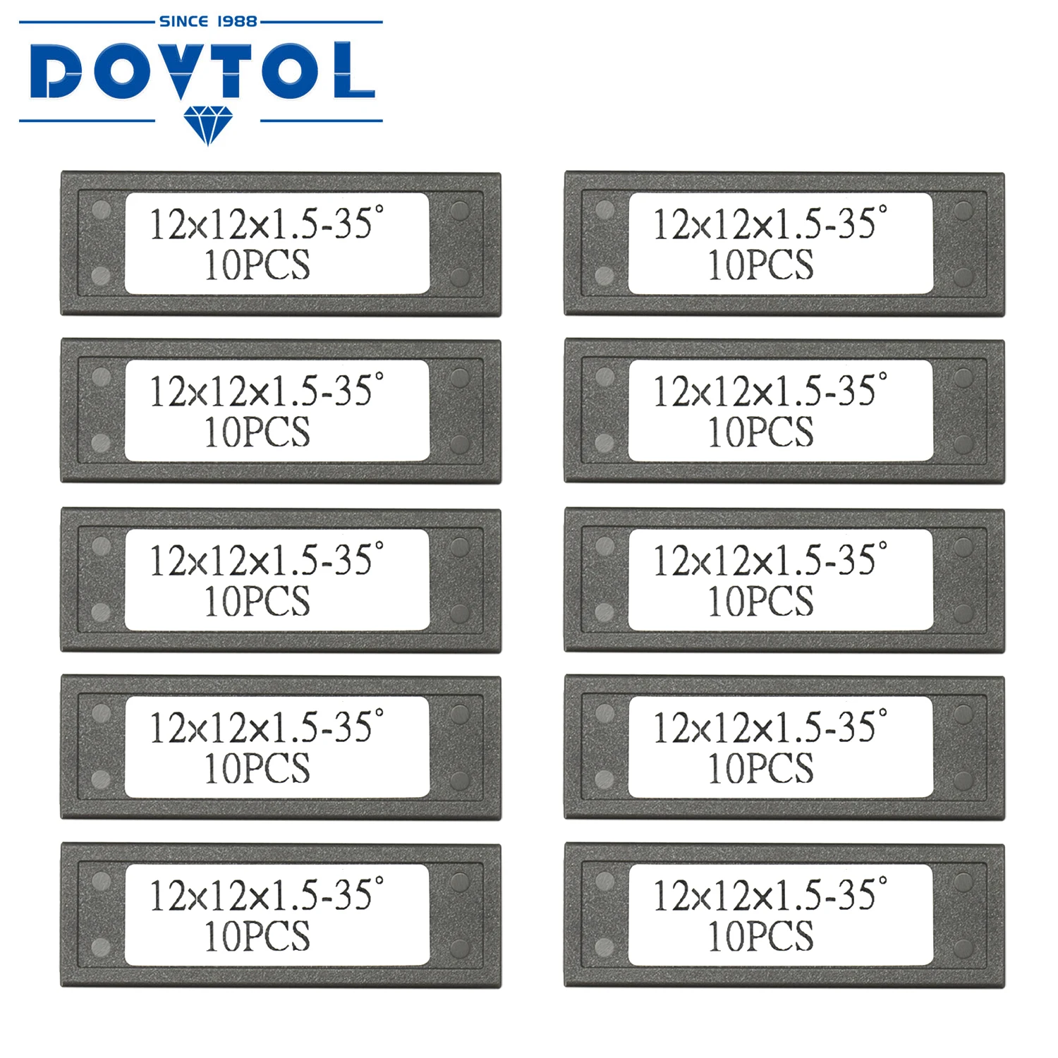 

12x12x1,5 мм Квадратные Вставки из карбида вольфрама сменные лезвия резаки для деревообработки спиральная строгальная головка 100 шт.