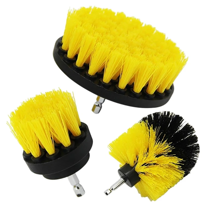 

Drill Brush Cleaner Scrubbing Brushes for Bathroom Surface Grout Tile Tub Shower Kitchen Auto Care Cleaning