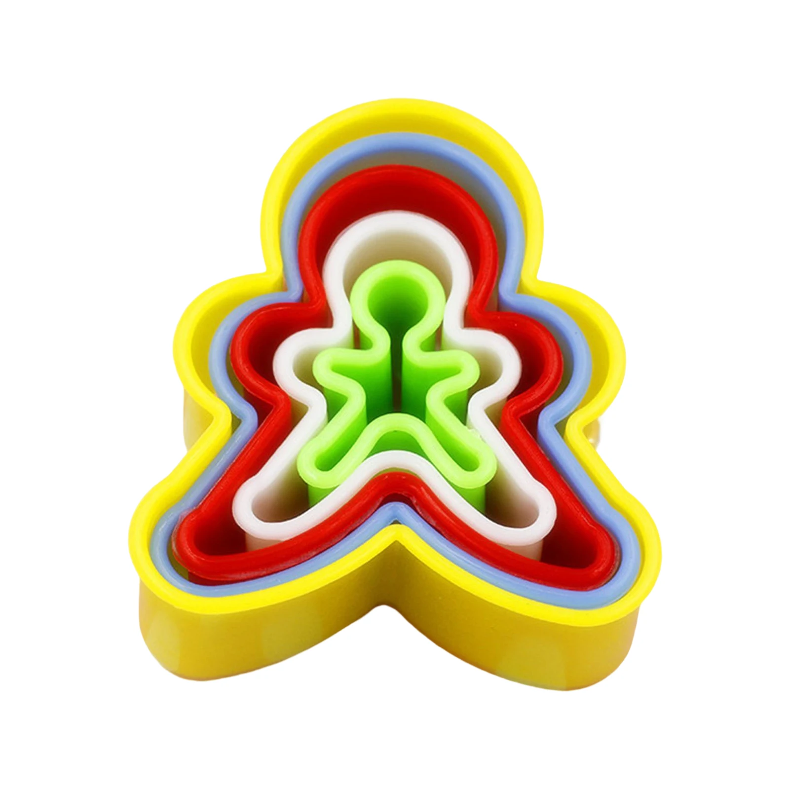 

5 шт., цветные формы для вырезания печенья