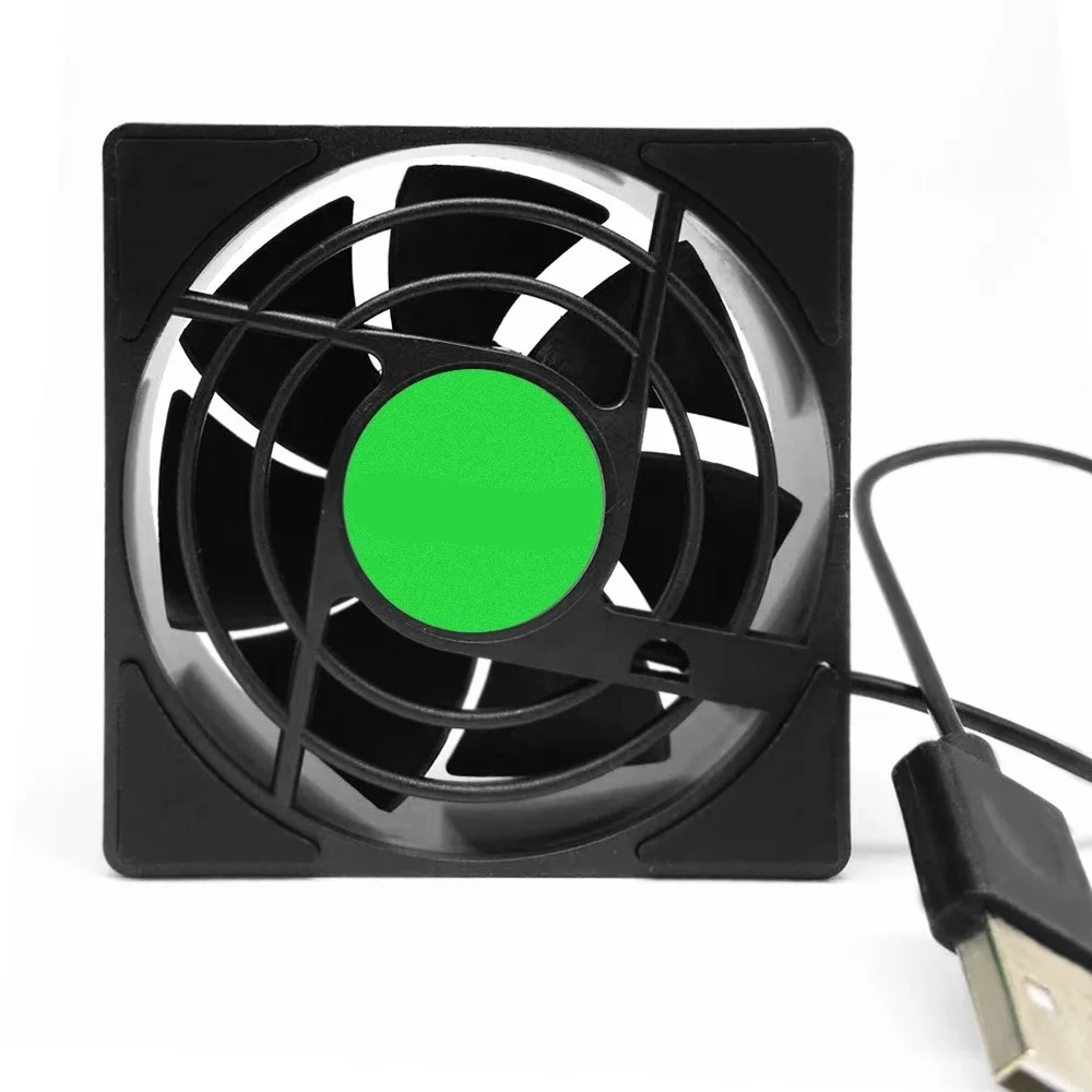 

USB Fan Cooling For TV Box Wireless Wifi Router Smart Set-Top Box Silent Quiet Cooler DC 5V USB Power 2500 RPM
