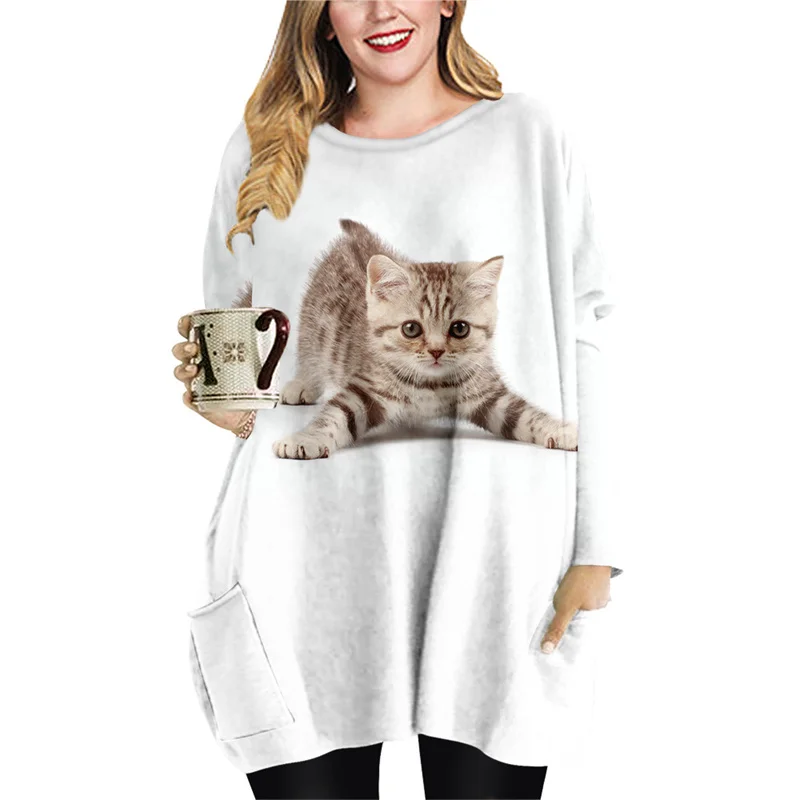 

Spring Autumn Women Blouse Tracksuit Long Sleeve Casual Clothes Print Comfortable Simple Style