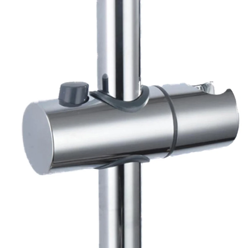 Universal Shower Bracket Shower Rail Holder Adjustable 18~25 mm ABS Chrome Shower Head Holder Bathroom Accessories