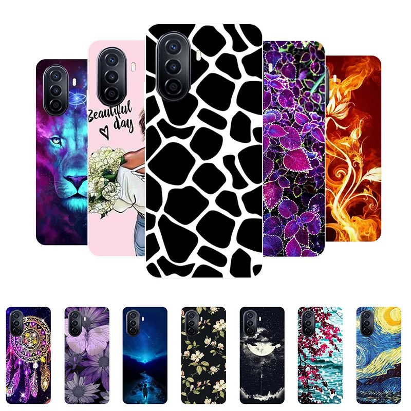 

For Huawei Nova Y70 Plus Case Bumper Soft Silicone Back Cover for Huawei Nova Y70 Phone Case NovaY70 Y 70 Y70Plus Coque Fashion