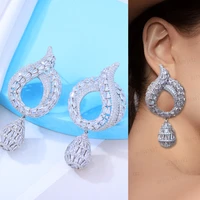missvikki luxury claws trendy earrings trendy cubic zircon indian earrings for women wedding engagement party jewelry gift
