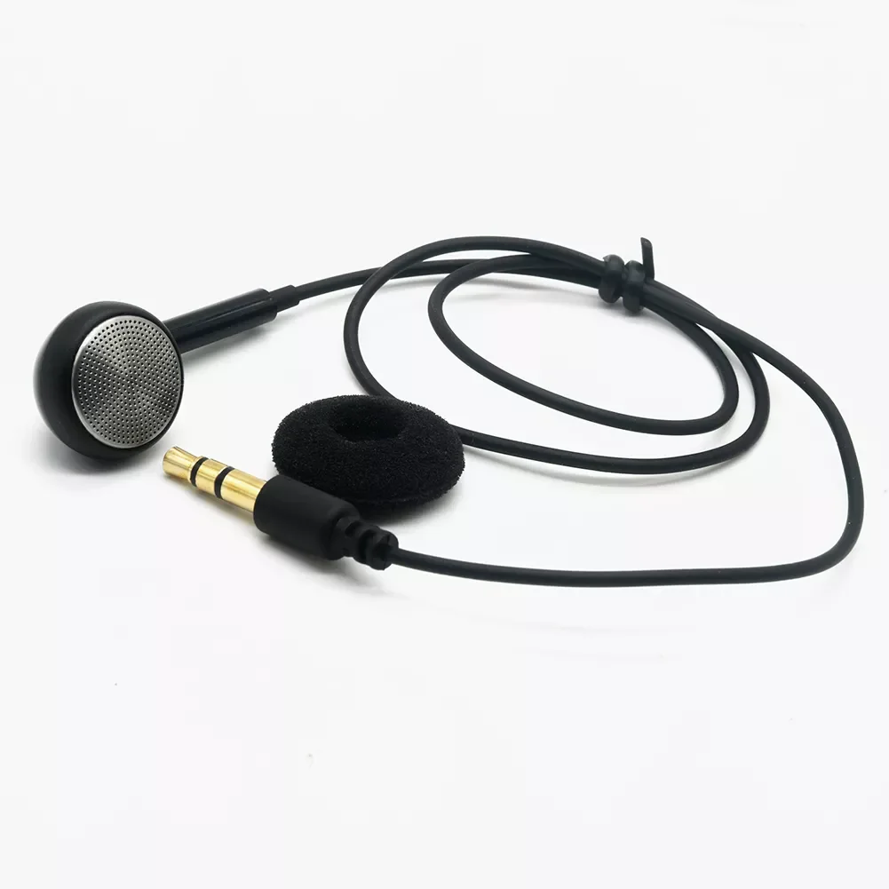 

NEW IN Side Wired Headphones Professional Mono Dynamic Armatured Sports Noise-Canceling Earbud Headset Supplies