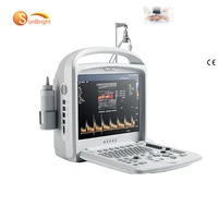 newest portable type medical color doppler ultrasound instruments linear probe tv probe obstetric ultra sound machine