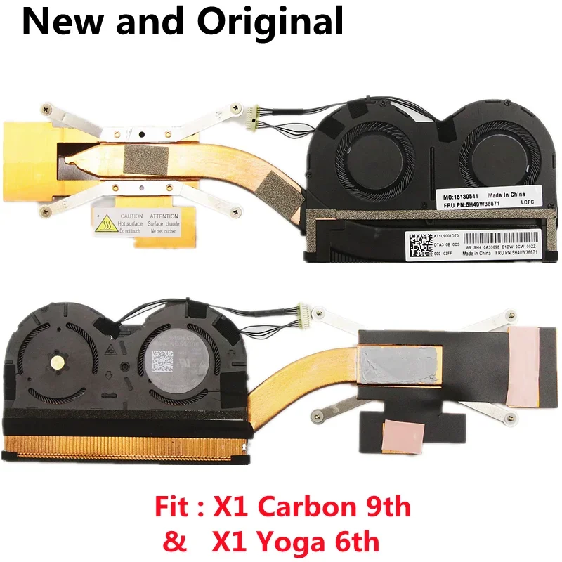 Новый оригинальный кулер для охлаждения процессора радиатор ноутбука Lenovo ThinkPad X1
