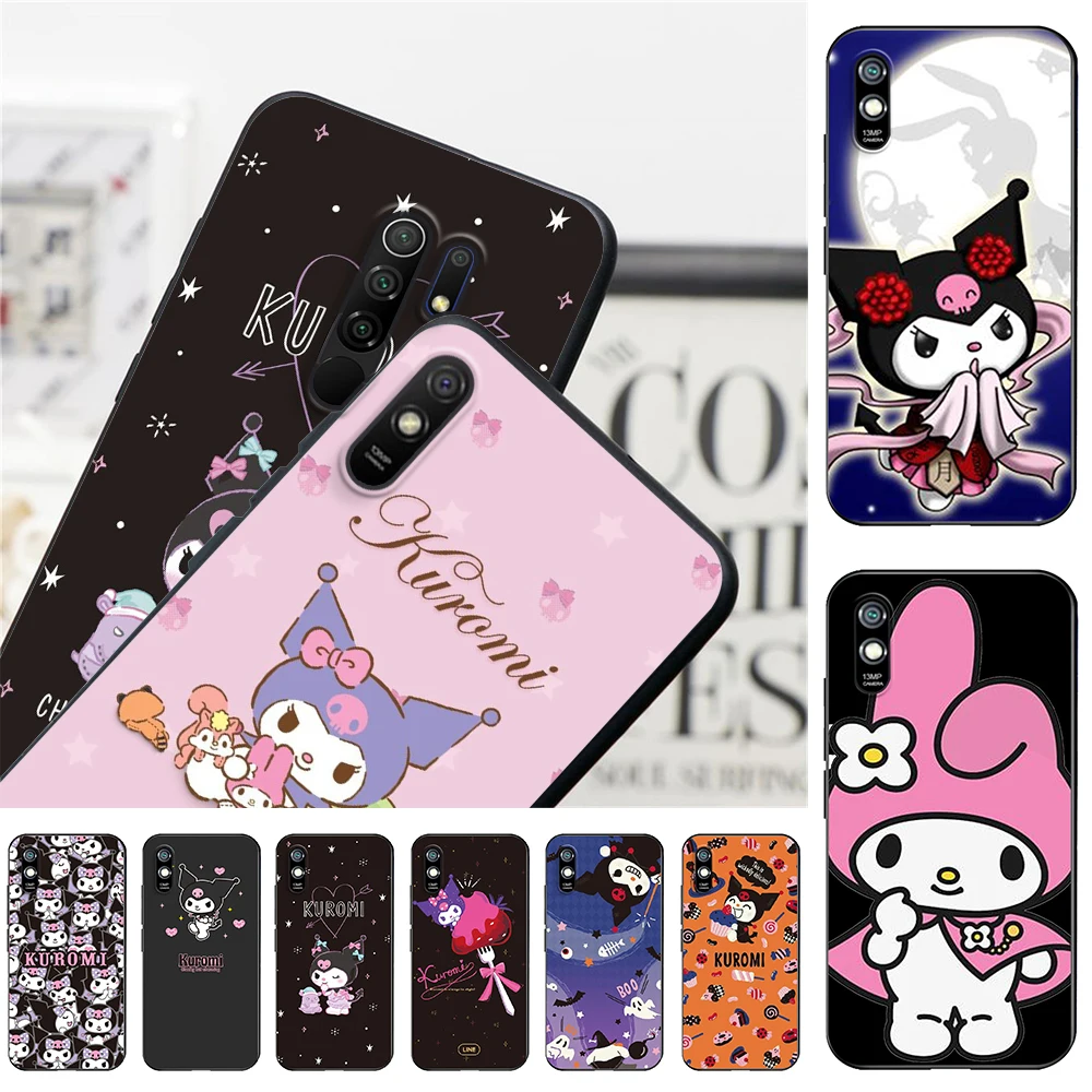 

Kuromi Colorful Cute Customer Silicone Case for Xiaomi 6 8 9 9T 10 10T 11 Lite Pro Ultra 8SE 9SE 10i 10S Back Cover