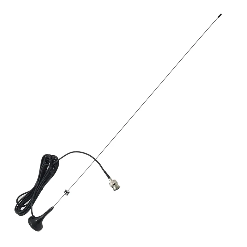 

BNC-M UHF+VHF Vehicle-Mounted Antenna For NAGOYA UT-108UV Kenwood YAESU BAOFENG