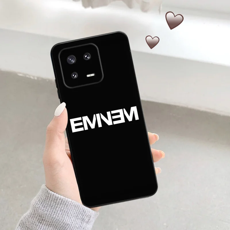 Мягкий чехол для Redmi Note13 Pro 5G Note12 13C Xiaomi 13 12 Lite 12t 12x 12c Eminem RAP GOD черный телефона