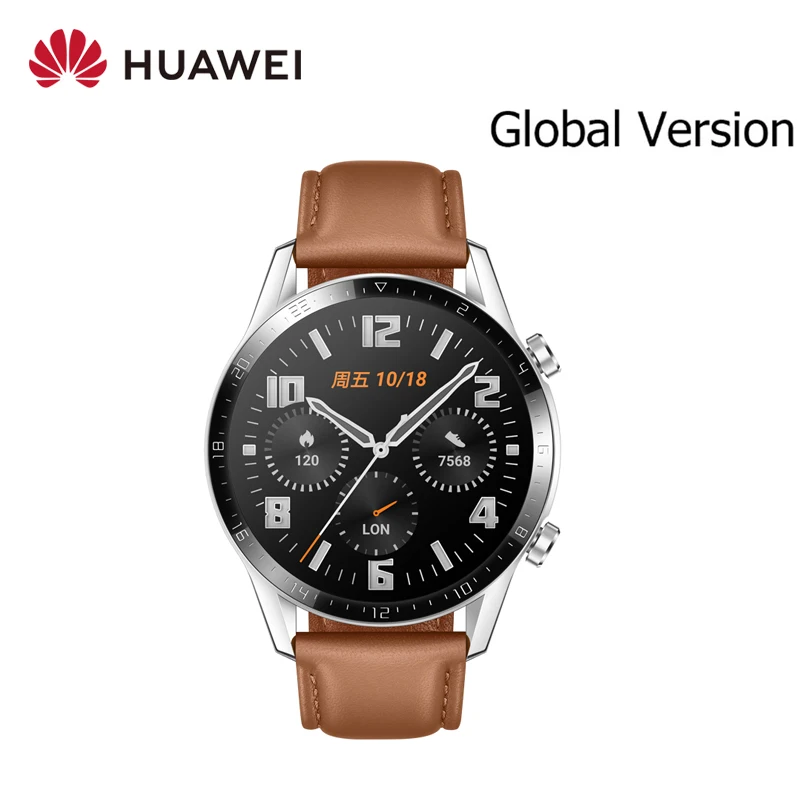 

Original HUAWEI Watch GT 2 Smart Watch Led Heart Rate Sleep Tracker Waterproof Huawei GT2 Phone Call GPS Fitness Tracker