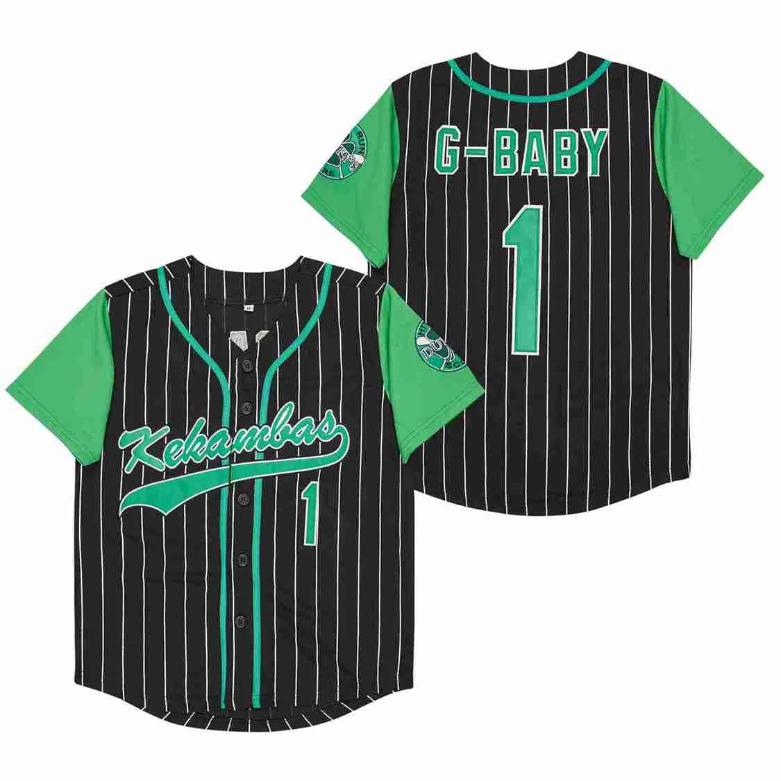 Baseball Jersey USA Kekambas 1 G-Baby Evans jerseys Sewing Embroidery High Quality Sports Outdoor White Black 2023 New