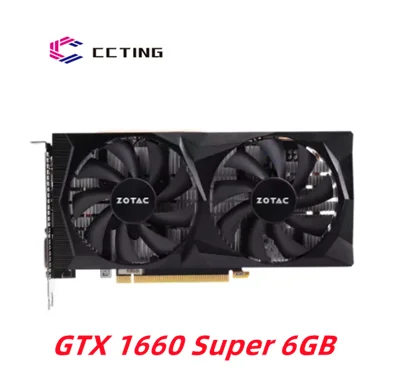 Игровые видеокарты ZOTAC GTX 1660 Super 6 ГБ графическая карта TI 6G GPU |