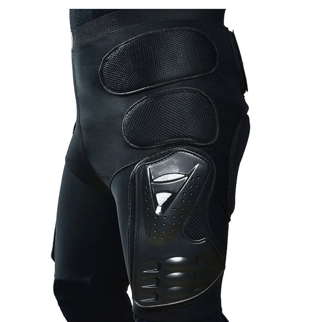

High elastic net cloth And professional Anti protective pad summer Wrestling mesh anti fall SHorts Motorcycle Gear