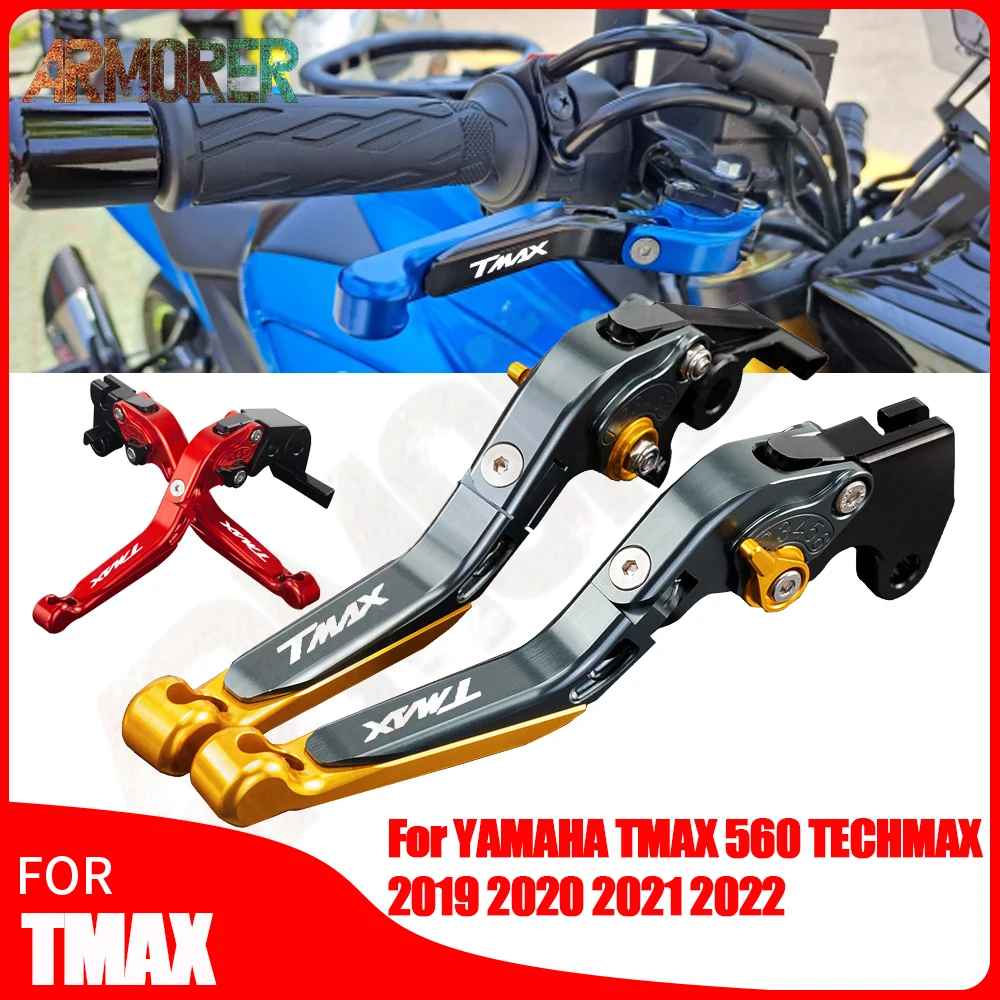 Motorcycle TMAX 560 techmax Adjustable Folding Brake Clutch Lever Handle For Yamaha TMAX T MAX 560 2019 - 2022 T MAX 530 DX SX Motorcycle TMAX 560 techmax Adjustable Folding Brake Clutch Lever Handle For Yamaha TMAX T MAX 560 2019 - 2022 T MAX 530 DX SX