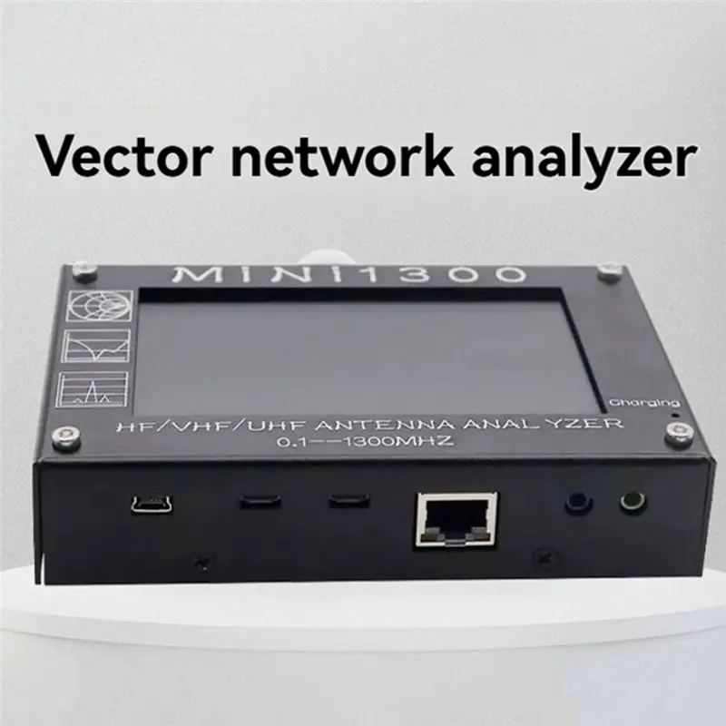 Фото A99E-Mini1300 0.1‑1300 МГц /VHF/UHF анализатор антенн, измеритель-тестер с 4,3-дюймовым сенсорным ЖК-экраном, измеритель КСВ для любительской радиосвязи №4