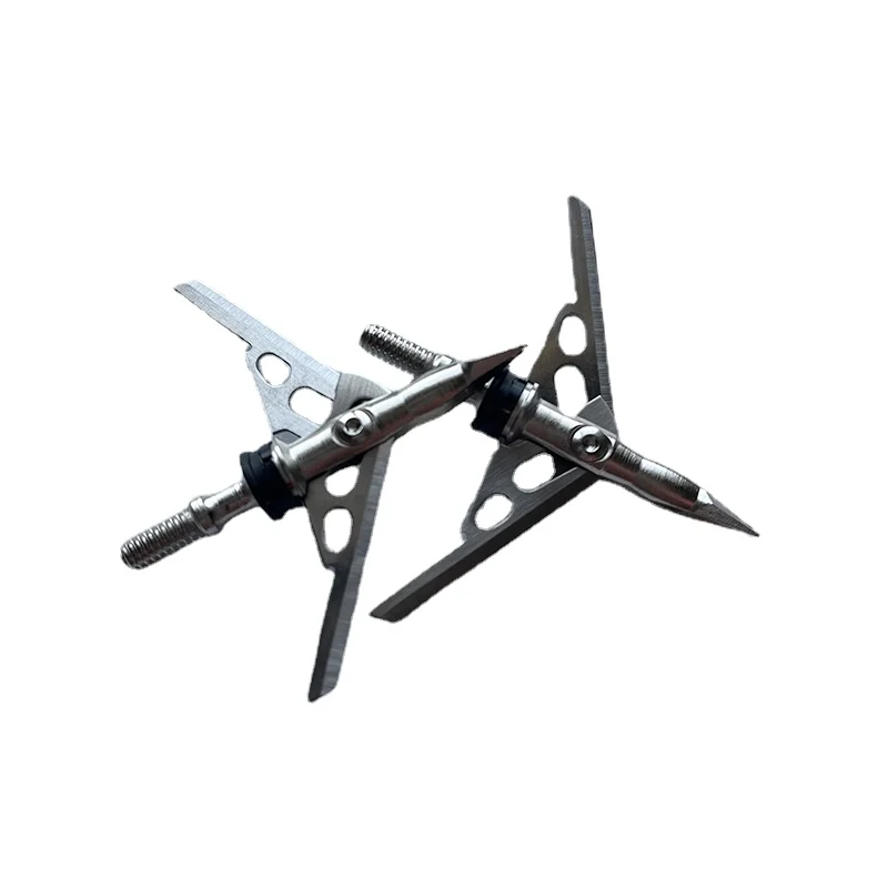 12 шт. наконечники стрелы для стрельбы из лука 100gn стрел с 2 лезвиями охоты |