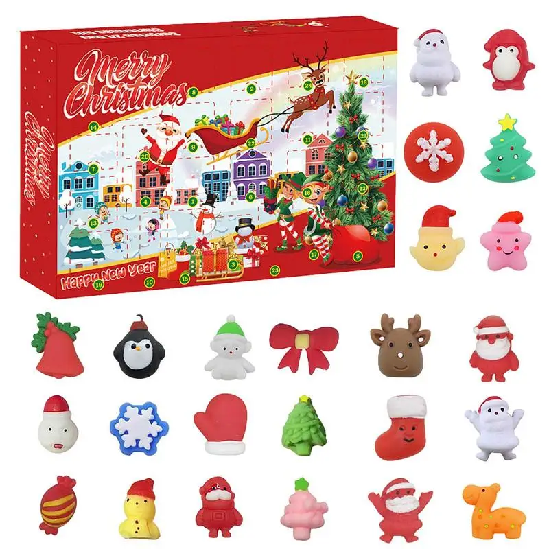 

Advent Calendar Advent Calendar Gift Box With Pinch Toys Children Novelty Toys For Granddaughters Girlfriends Boyfriends Wives